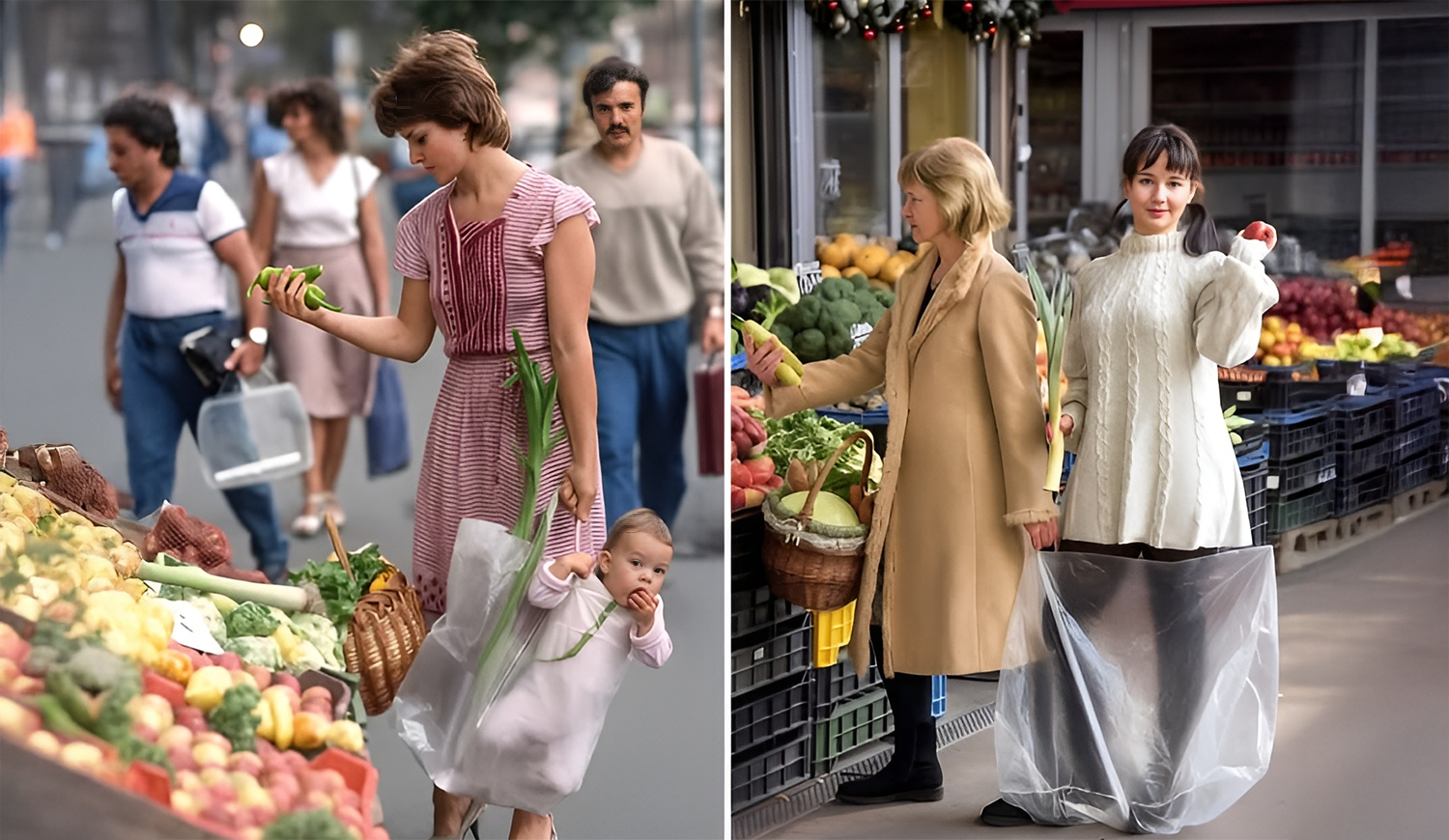 manek attila fotója kislány a szatyorban