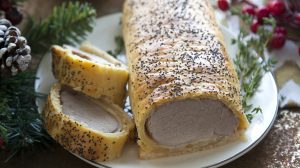 Sült sertésszűz almás pürével