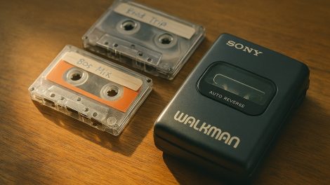 régi walkman és kazetták