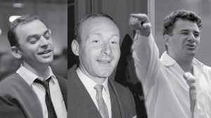 Balról jobbra: Bodrogi Gyula, Baranyi LÁszló és Szinetár Miklós fiatal korában