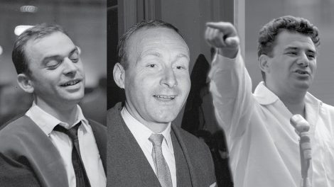 Balról jobbra: Bodrogi Gyula, Baranyi LÁszló és Szinetár Miklós fiatal korában