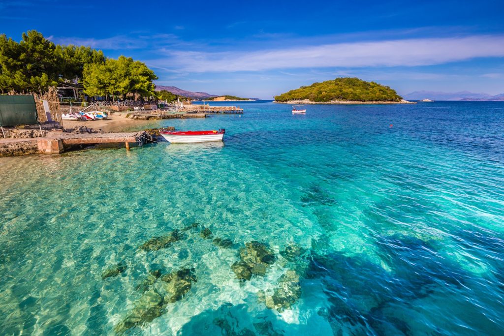 Ksamil - Butrint Nemzeti Park albánia