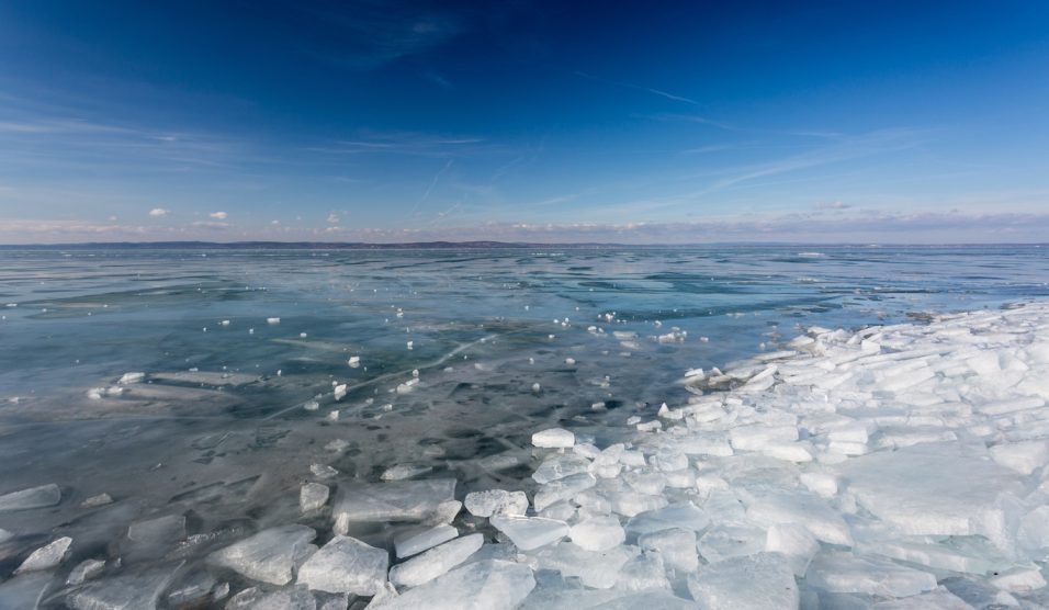 jégpáncél a balatonon