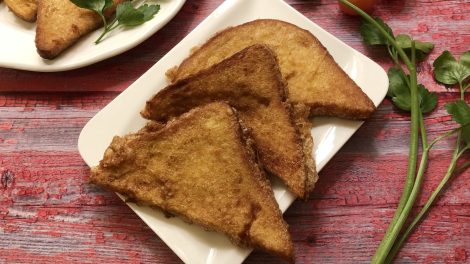 bundás kenyér tányéron