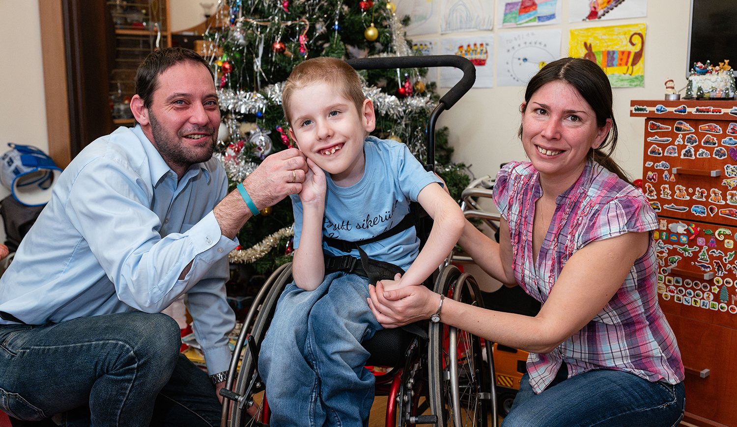 Gáló Tomika és szülei, Anikó és Tamás