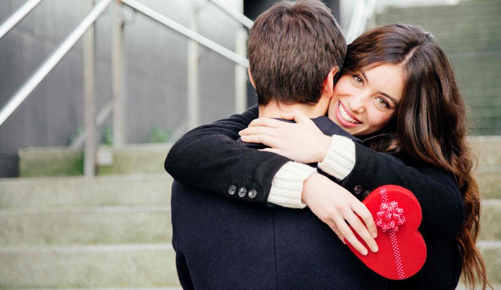 szerelmes pár valentin-napon