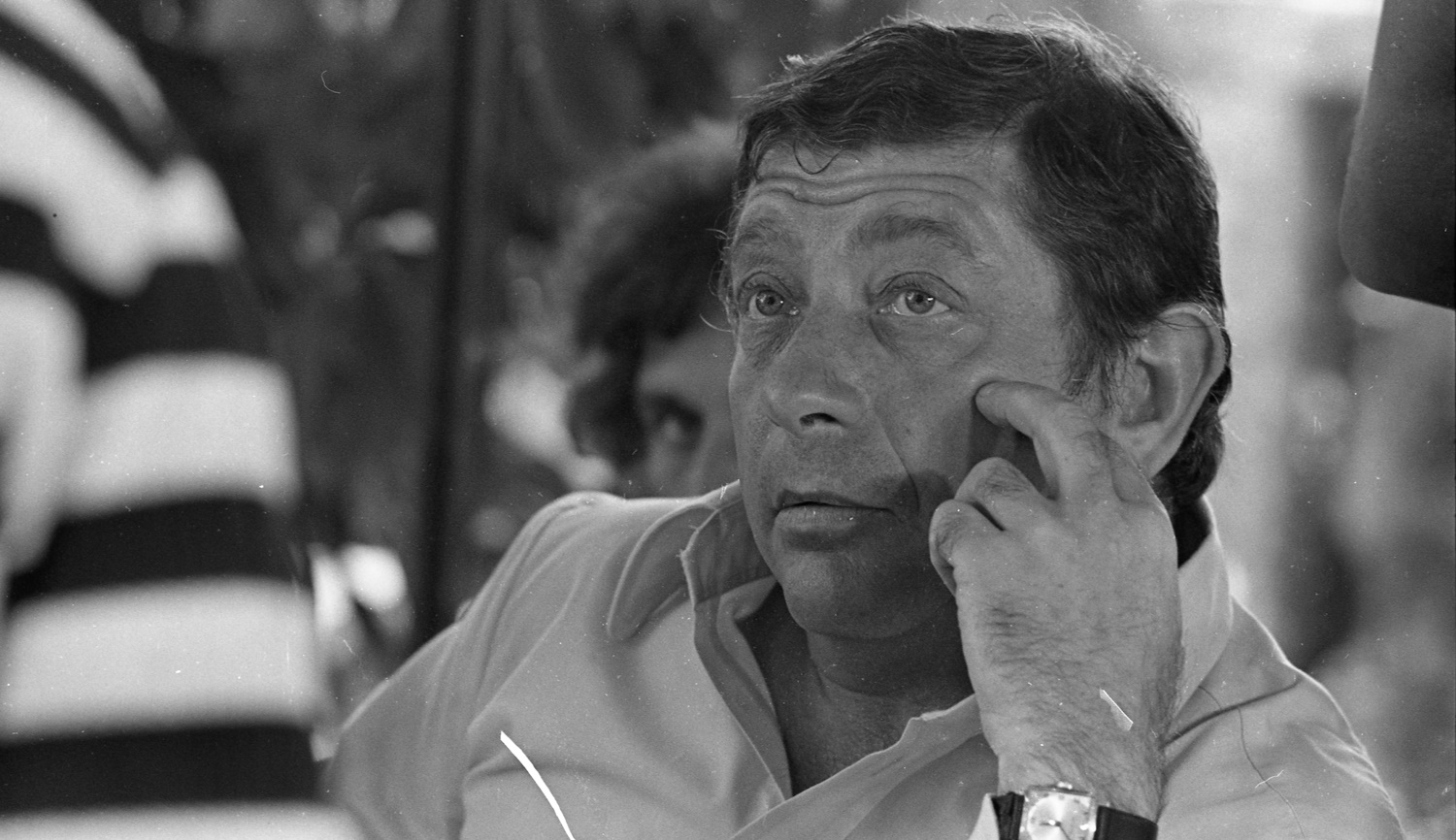 makk károly 1974-ben a Déry Tibor író 80. születésnapja alkalmából forgatott portréfilm felvételén.