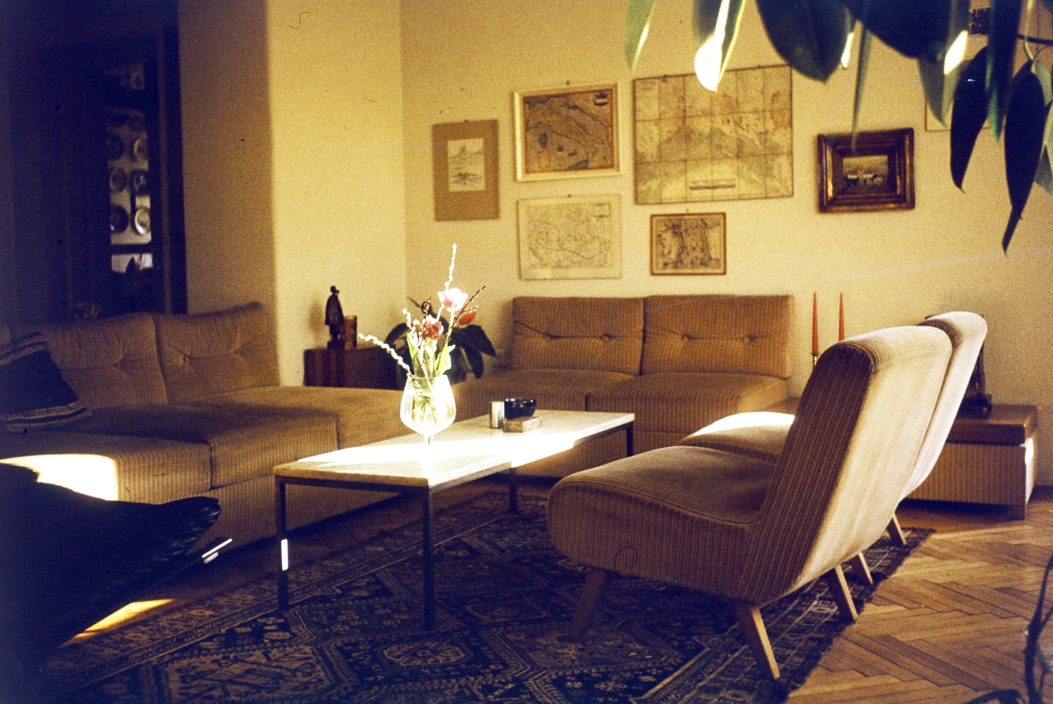 retró lakás belső