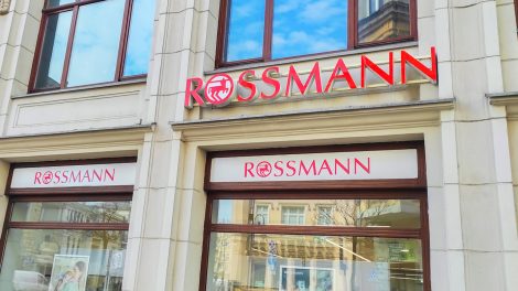 rossmann üzlet kívülről