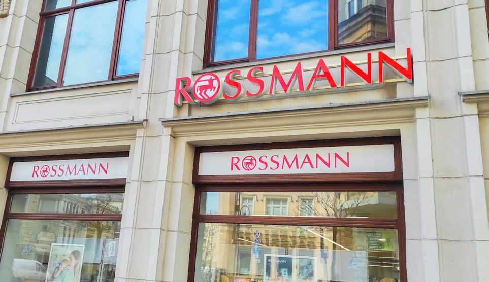 rossmann üzlet kívülről