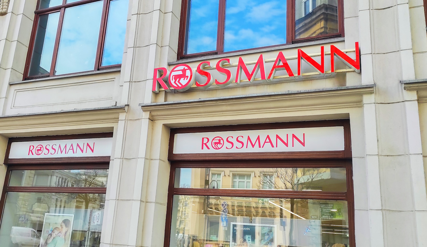 rossmann üzlet kívülről