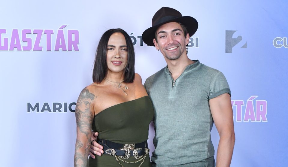 Tóth Gabi (Gabriella) és párja, Papp Máté Bence