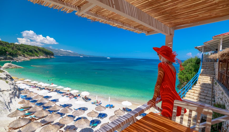 albánia Pulebardha strand