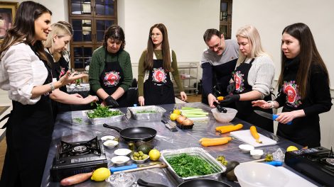 purimi főzőtanfolyam az Óbudai Zsinagógában