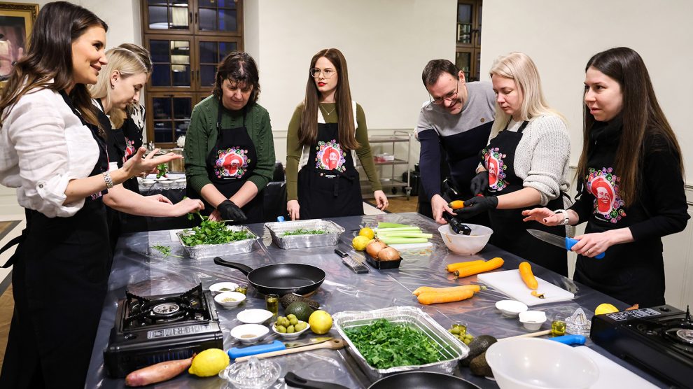 purimi főzőtanfolyam az Óbudai Zsinagógában