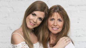 fábián éva a lányával