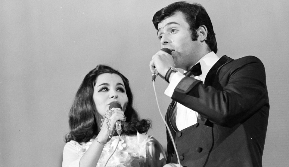 Harangozó Teri és Szécsi Pál 1969-ben a Táncdalfesztiválon