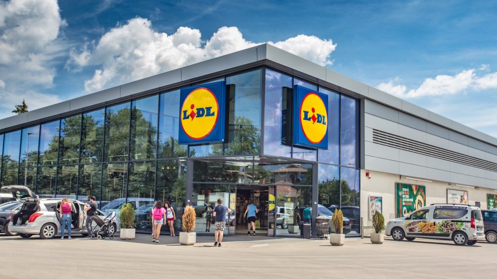 lidl üzlet kívülről