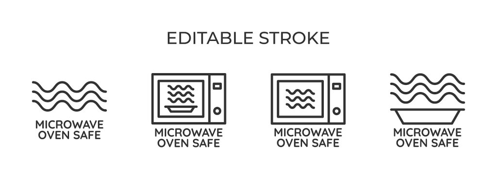 Mikrózható műanyag jelölése