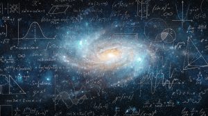 matematikai képletek a tejútrendszerben illusztráció