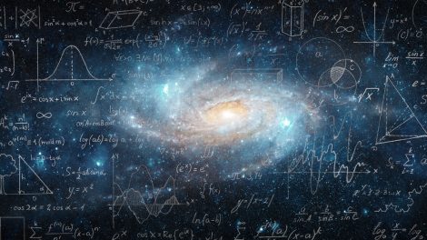 matematikai képletek a tejútrendszerben illusztráció