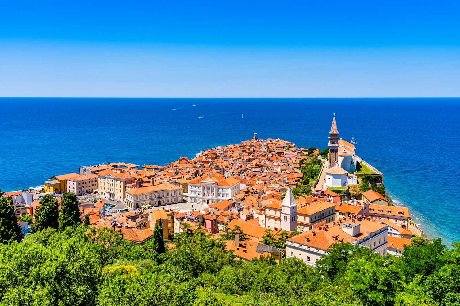 Piran csodálatoos mediterrán városa szlovénia