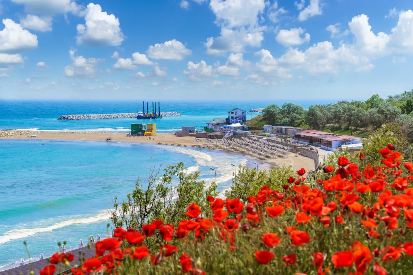 Eforie Sud románia strand