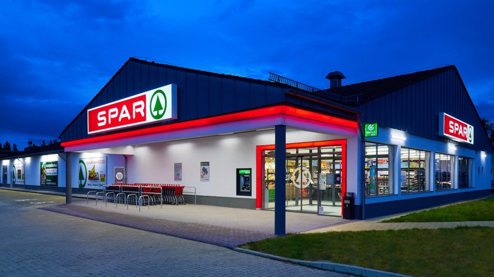 spar üzlet kívülről