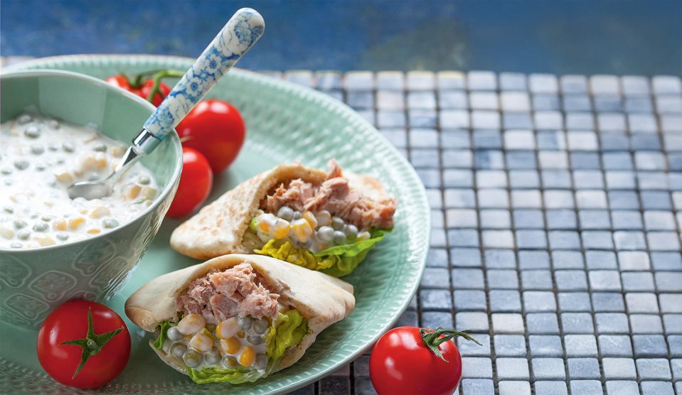 Tonhalas pitaszendvics