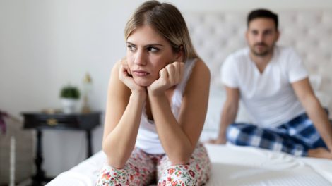 fiatal pár veszekedés után