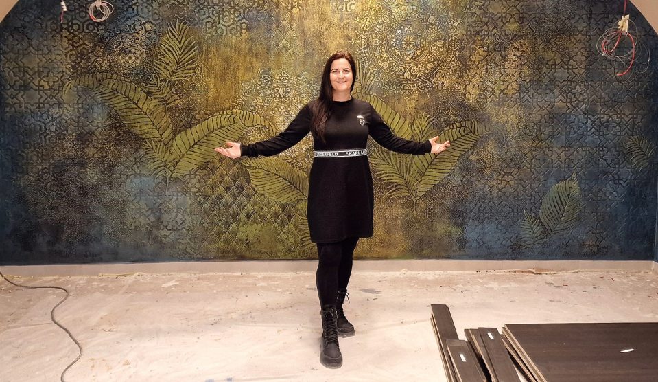 Varjas Judit, a tapolcai Halas Lépcső alkotója