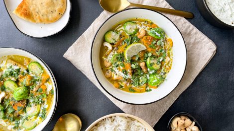 Krémes kelbimbócurry recept A Kotányi-dinasztia című könyvből