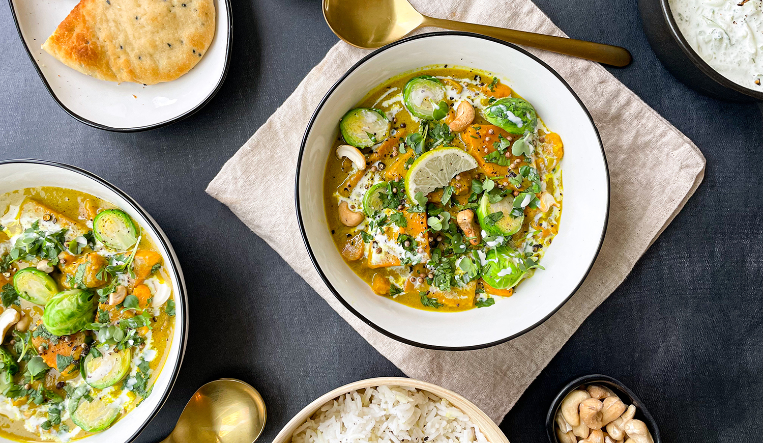 Krémes kelbimbócurry recept A Kotányi-dinasztia című könyvből