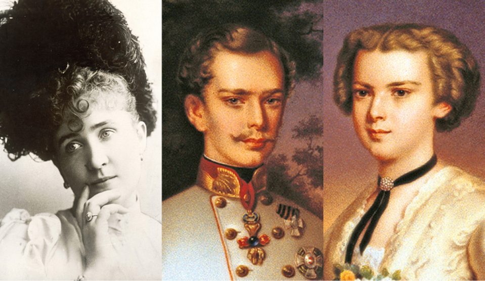 Sisi, Ferenc József és Schratt Katalin