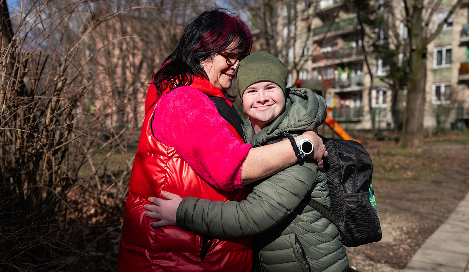 Zsankó Peti és édesanyja