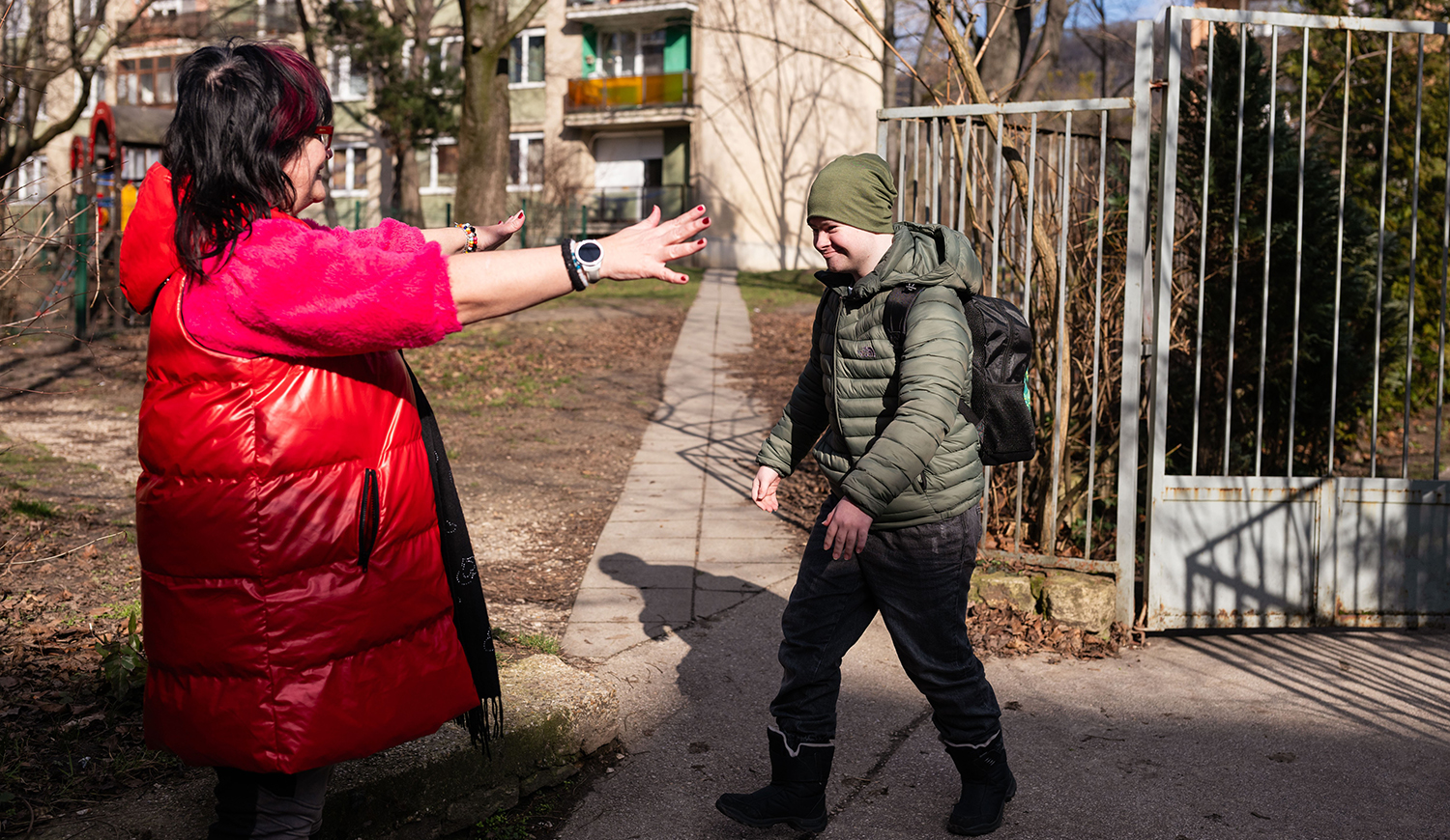 Zsankó Peti és édesanyja