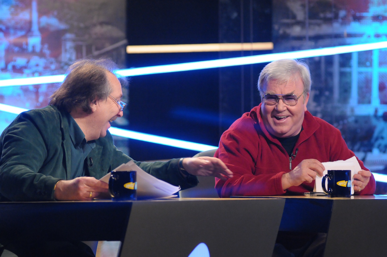 Gálvölgyi János és Bajor Imre a Heti Hetes kamerái előtt