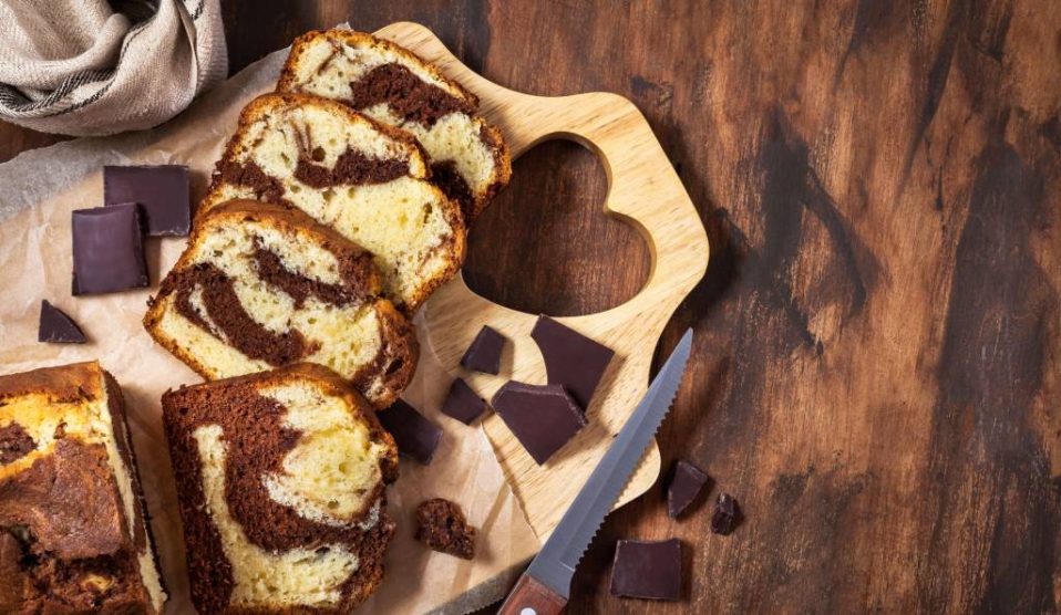 Csokis márványos kalács