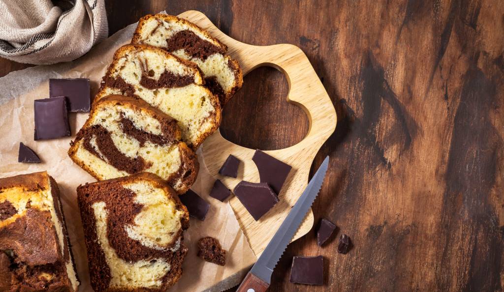 Csokis márványos kalács