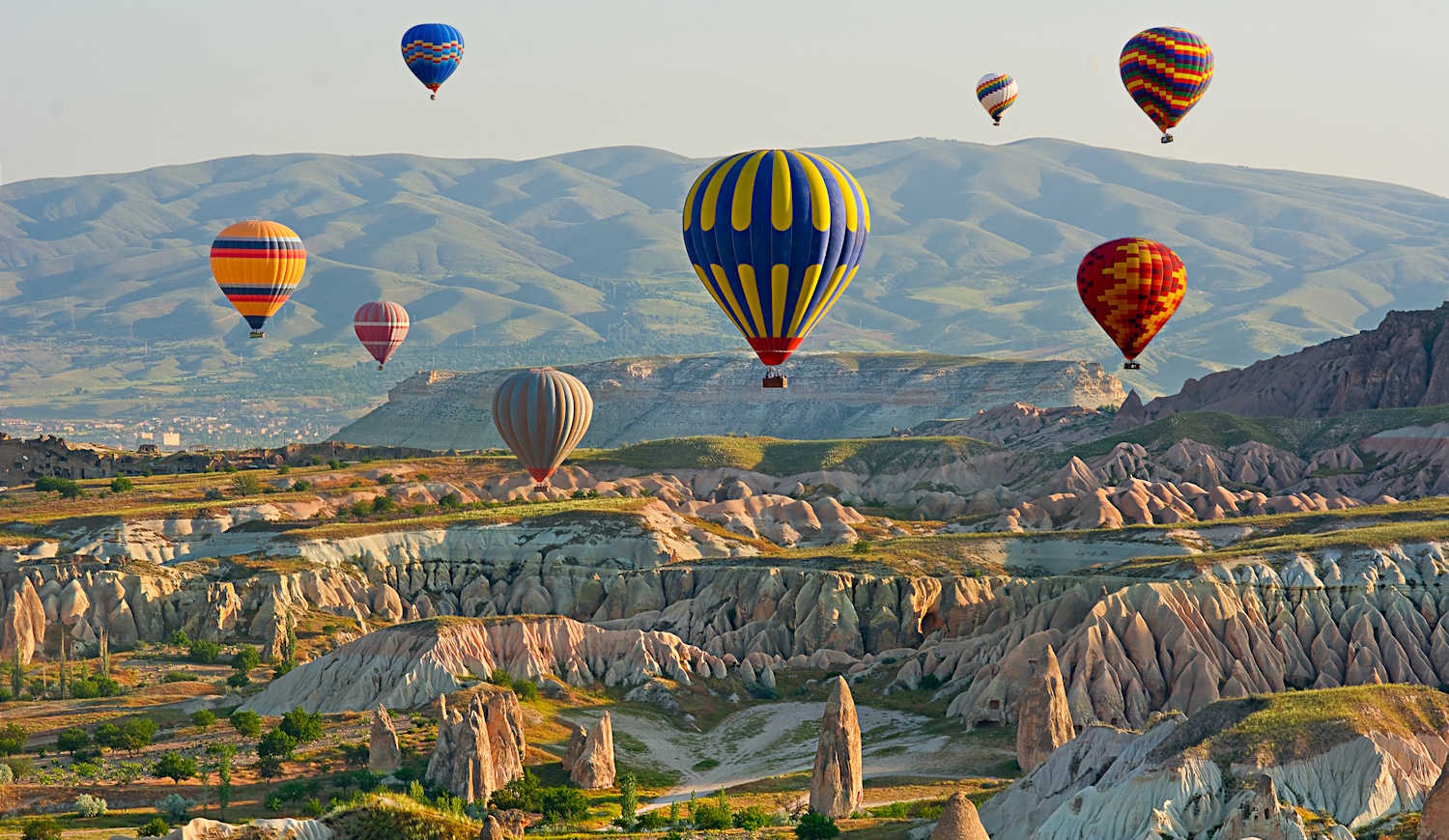 Kapaddókia hőlégballonjai