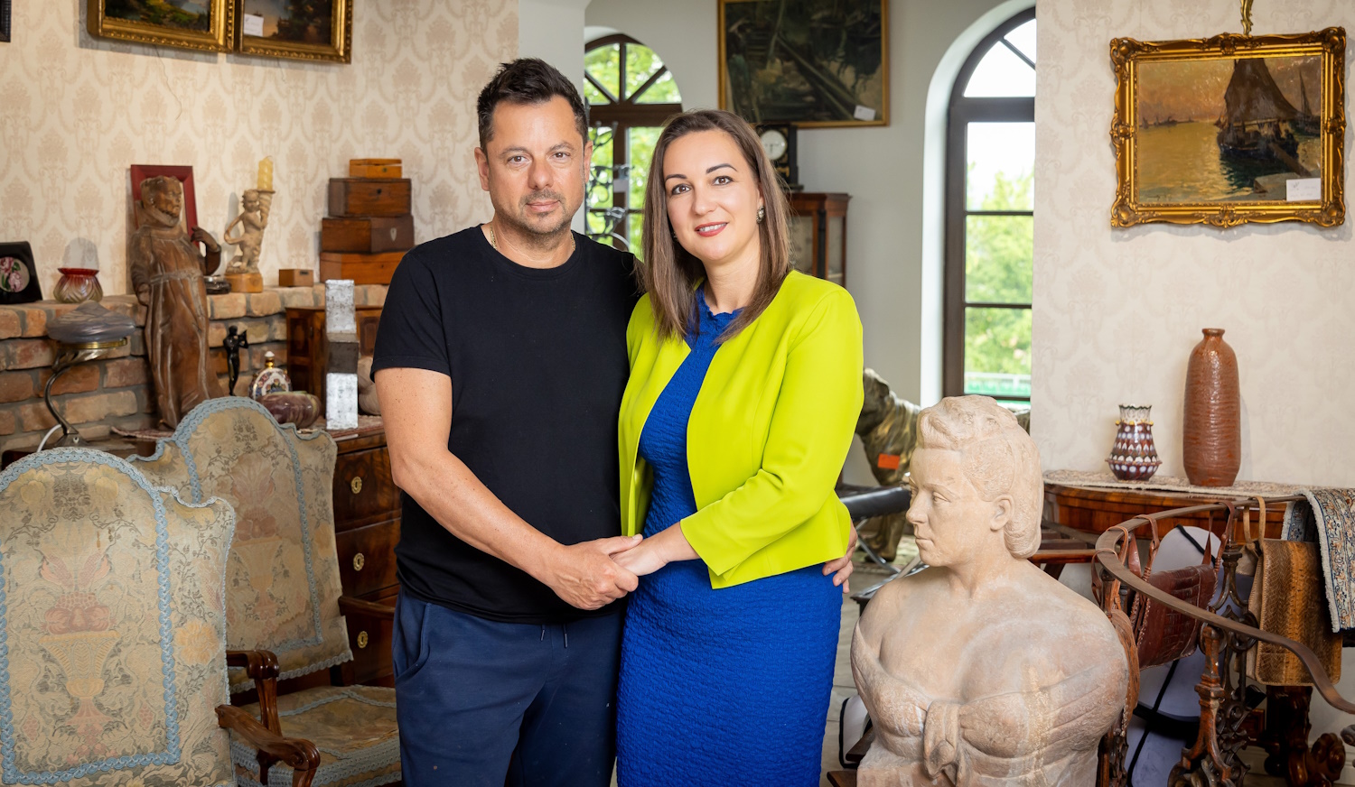 dr katona szandra a kincsvadászok kereskedője a férjével