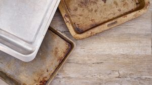 koszos és tiszta tepsik