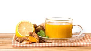 kurkuma citrommal teaként