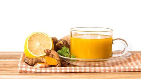 kurkuma citrommal teaként