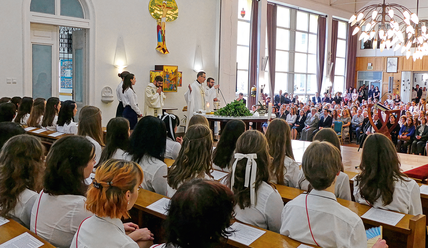 Patrona Hungariae Katolikus Iskolaközpont istentisztelet