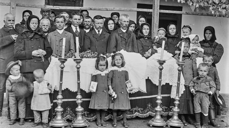 Ravatalfotó a 20. század elején