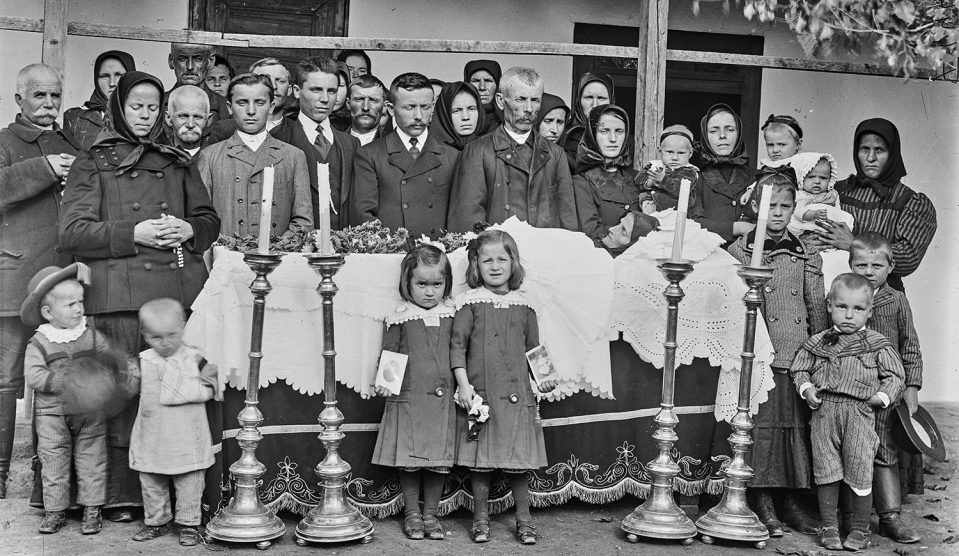 Ravatalfotó a 20. század elején