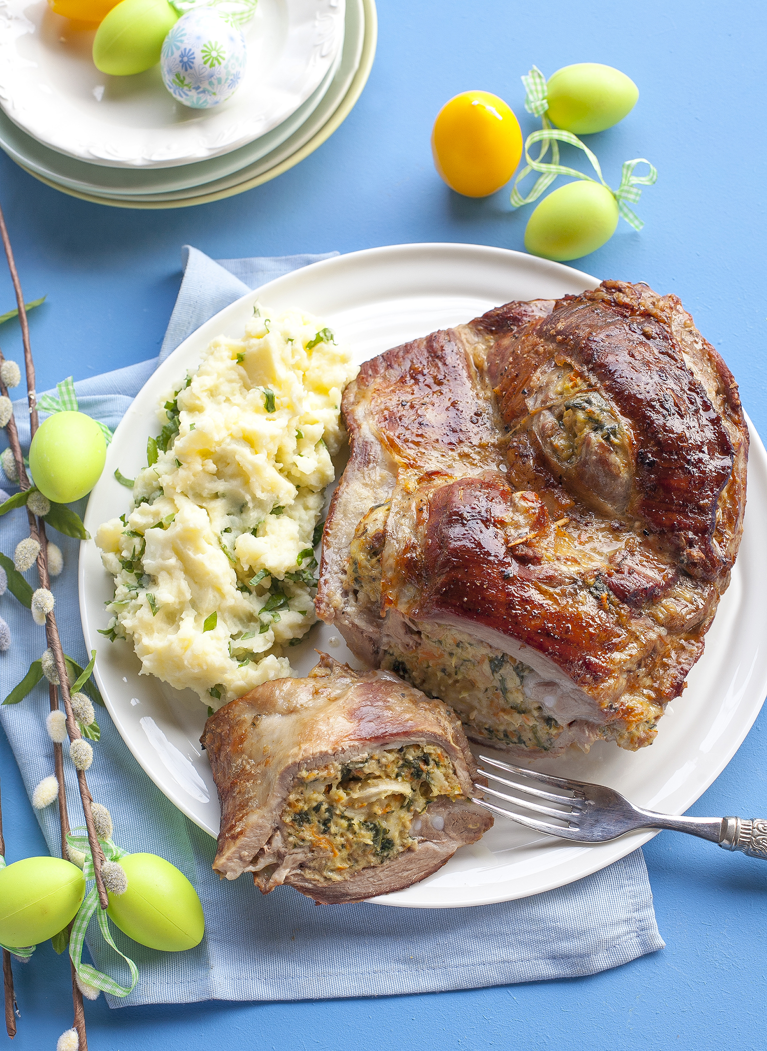 Zöldséges töltött dagadó