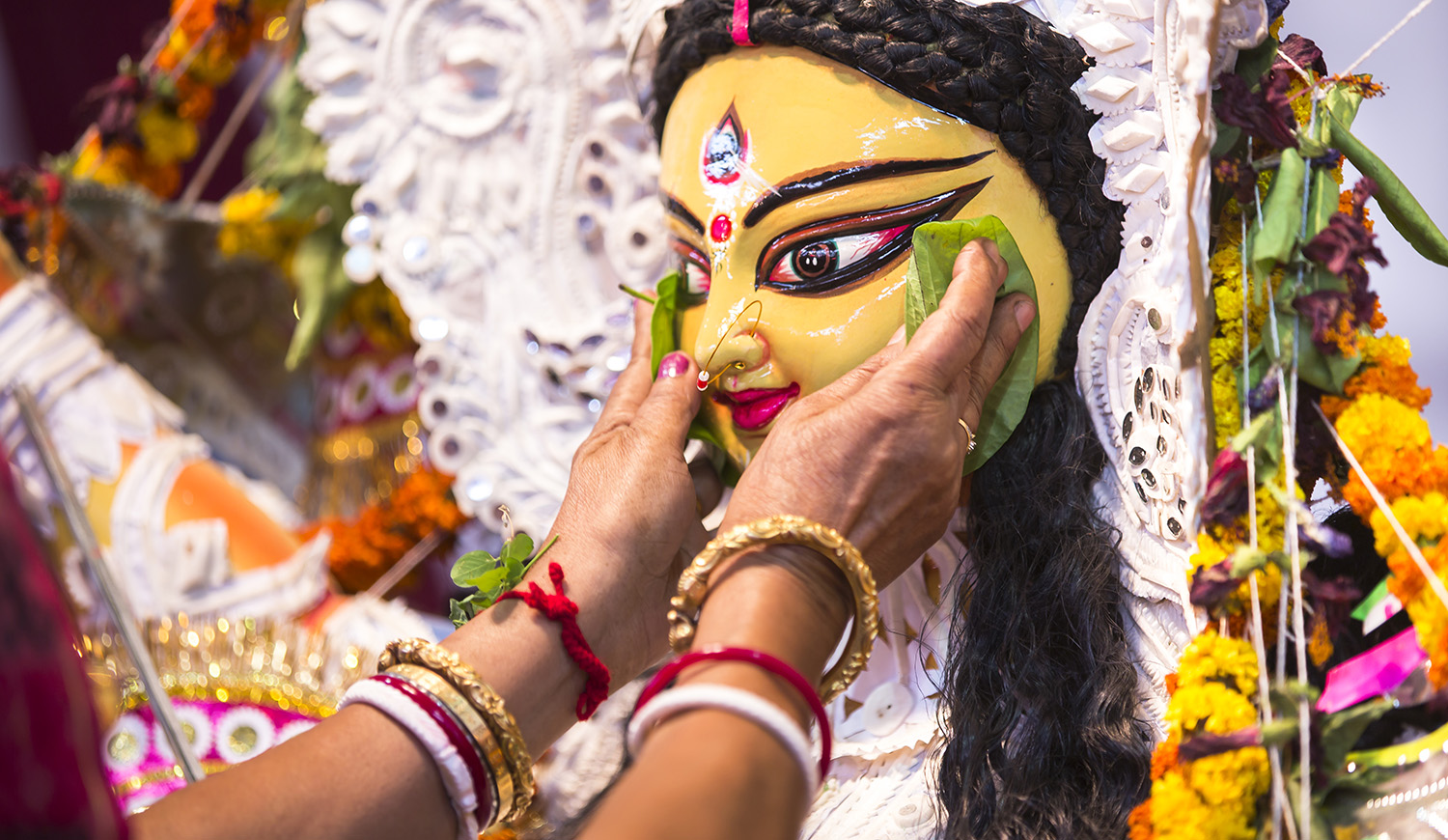 Indiai istenség Durga istennő