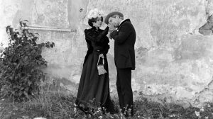 Szegedi Erika és Latinovits Zoltán színművészek a Szindbád című film forgatásakor